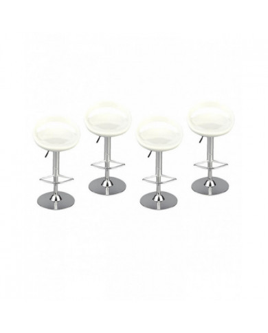 4pack 1/6 Chaise pivotante Tabouret de pub rond pour Ht 12 '' Figures Accessoire Pièces