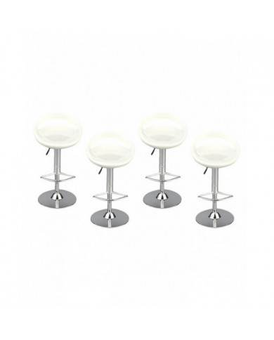 4pack 1/6 Chaise pivotante Tabouret de pub rond pour Ht 12 '' Figures Accessoire Pièces
