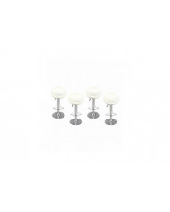 4pack 1/6 Chaise pivotante Tabouret de pub rond pour Ht 12 '' Figures Accessoire Pièces