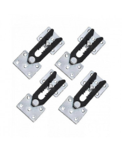 Connecteur de canapé sectionnel, 4 pcs canapé en métal joint snap alligator style sectionnel canapé connecteur