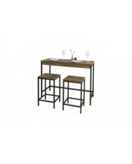SoBuy OGT30-N, Bar Set-1 Table bar et 2 tabourets