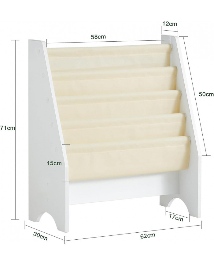 SoBuy FRG225-W, Children Bookcase Storage Rack