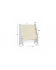 SoBuy FRG225-W, Children Bookcase Storage Rack