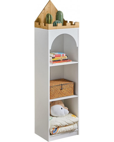 SoBuy KMB42-W Children's Bookcase Toy Shelf
