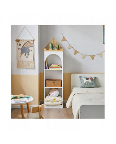 SoBuy KMB42-W Children's Bookcase Toy Shelf