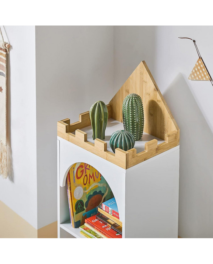 SoBuy KMB42-W Children's Bookcase Toy Shelf