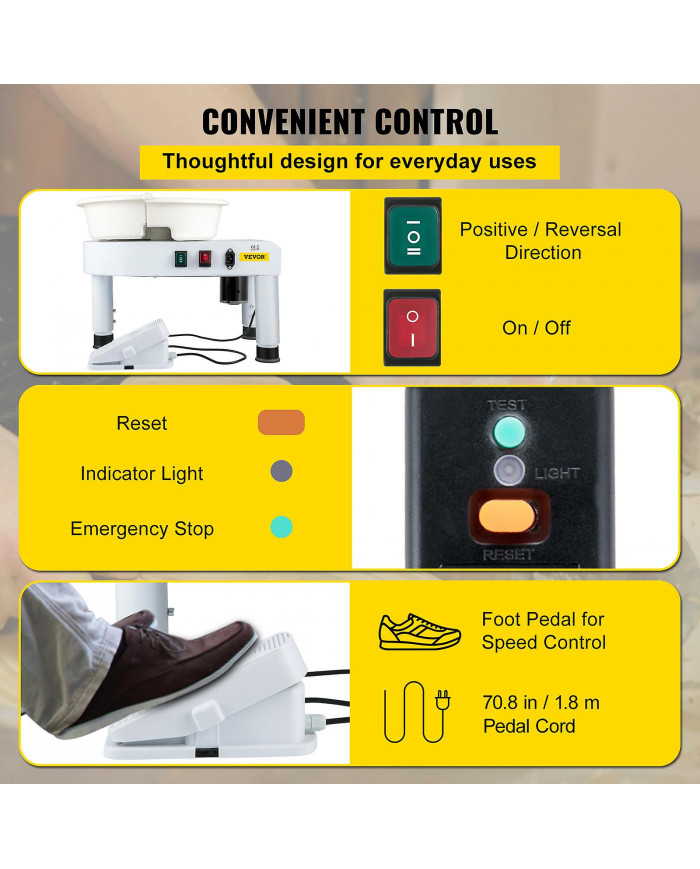 Pottery Wheel Ceramic Machine Lift Legs