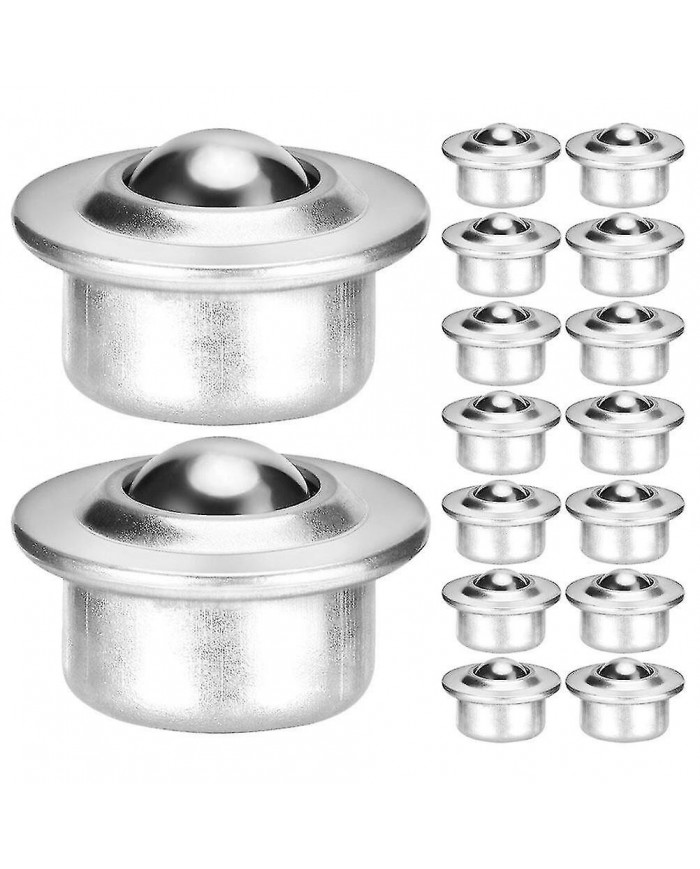 16pcs Roller Bearing 5/8 Inch Furniture Caster Swivel Ball Bearing Ball Roller-FCY