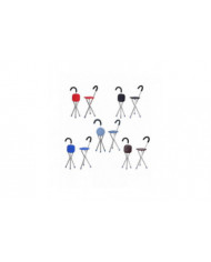 Tabouret de canne pliant Chaise de bâton de marche Tabouret de béquille pour personnes âgées, canne de marche w/siège