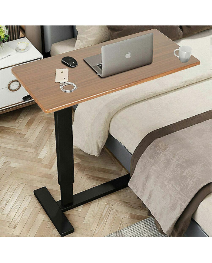 Bureau de table d’ordinateur portable réglable avec roues