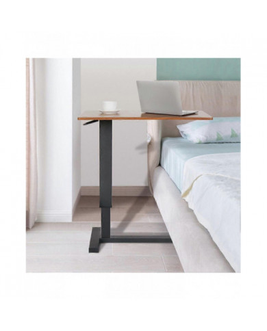 Bureau de table d’ordinateur portable réglable avec roues