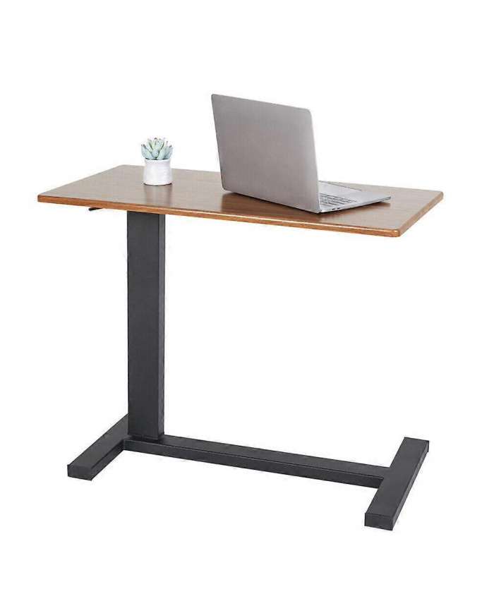 Bureau de table d’ordinateur portable réglable avec roues