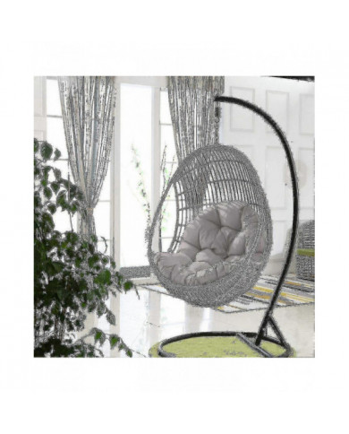 Suspension Egg Chaise Coussin Remplacement Confortable Tapis de chaise respirant pour extérieur intérieur