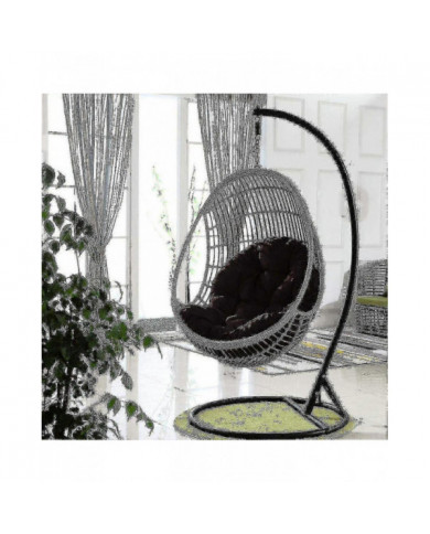 Suspension Egg Chaise Coussin Remplacement Confortable Tapis de chaise respirant pour extérieur intérieur