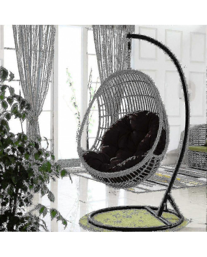 Suspension Egg Chaise Coussin Remplacement Confortable Tapis de chaise respirant pour extérieur intérieur