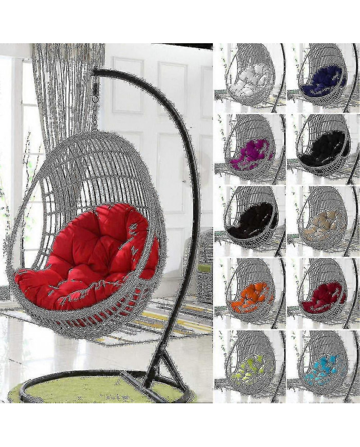 Suspension Egg Chaise Coussin Remplacement Confortable Tapis de chaise respirant pour extérieur intérieur