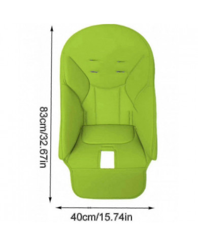 Coussin de chaise haute pour bébé, coussin en cuir PU souple pour Peg Perego Kosmic-xdd