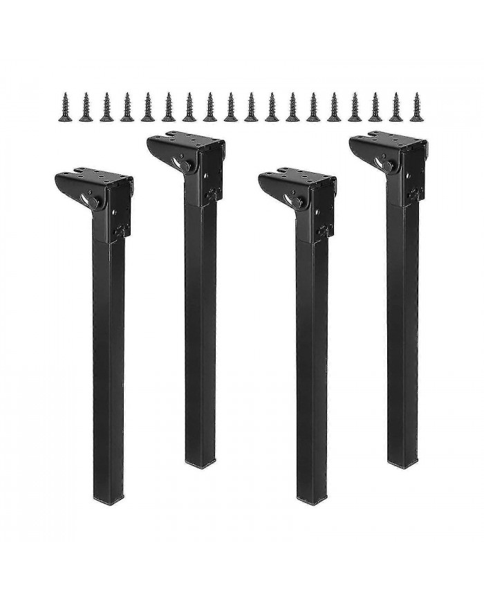 4 Pièces Pliable Table Jambe Pliable Table Pieds Multipurpose Portable Stable Pour Tables De Nuit Banc Ordinateur [...]