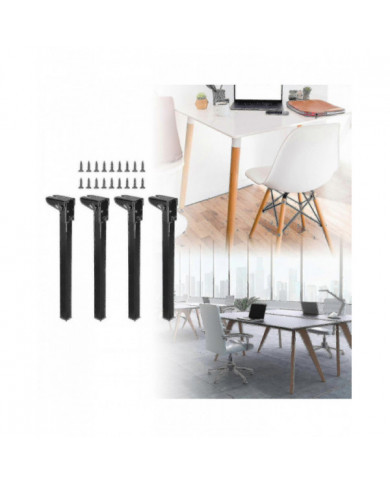 4 Pièces Pliable Table Jambe Pliable Table Pieds Multipurpose Portable Stable Pour Tables De Nuit Banc Ordinateur [...]