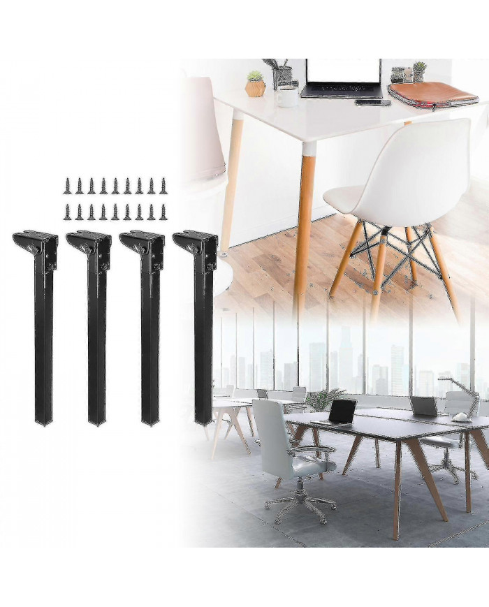 4 Pièces Pliable Table Jambe Pliable Table Pieds Multipurpose Portable Stable Pour Tables De Nuit Banc Ordinateur [...]
