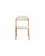 SoBuy Chaise pliante Chaise de salle à manger de cuisine pliante rembourrée en bois Chaise de bureau Chaise de [...]