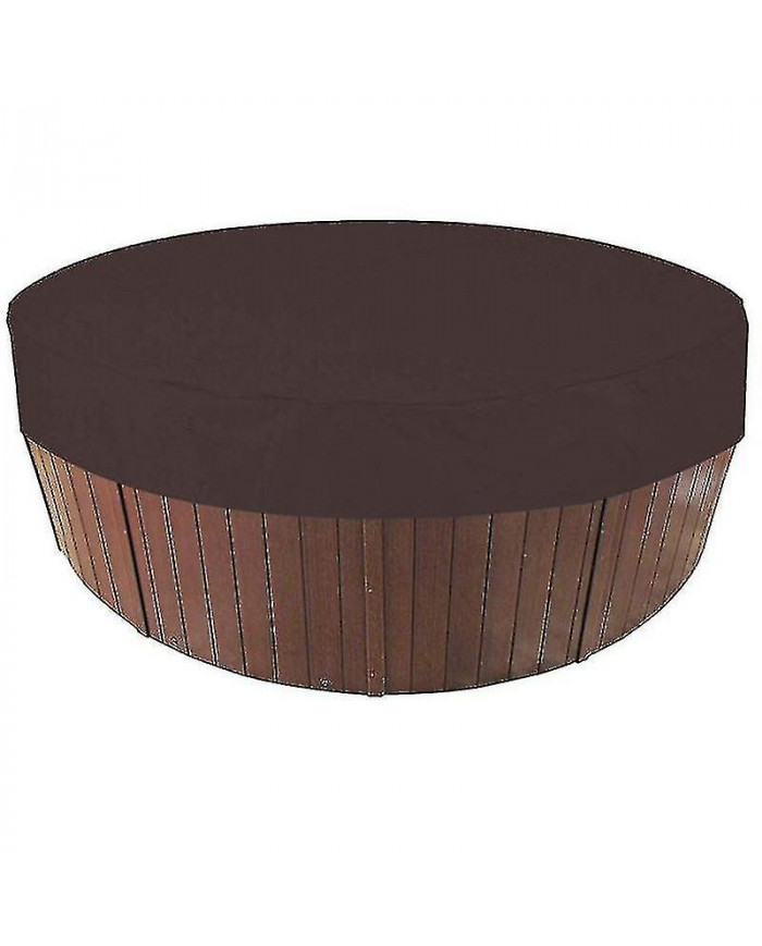 Couverture de bain à remous rond extérieur Imperméable à l’eau Spa Bain à remous Couverture de poussière [...]