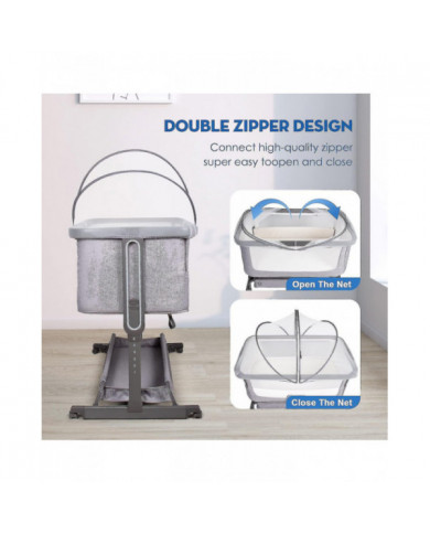 Couvercle de moustiquaire de berceau pour bébé Housse de berceau pour empêcher les chats d’entrer Moustiquaire [...]