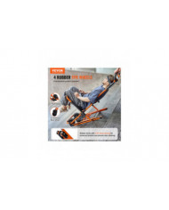 Chaise d’escalier manuelle, capacité de charge de 350 lb, fauteuil roulant d’escalier d’urgence pliable avec 4 roues