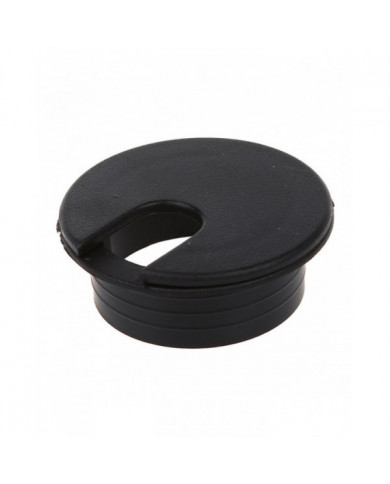 10 Pcs 35mm Noir Câble Grommet Câble Sortie Bureau Table Fil
