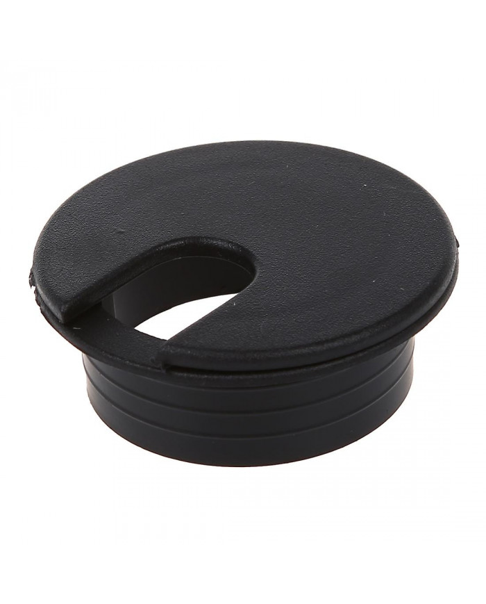 10 Pcs 35mm Noir Câble Grommet Câble Sortie Bureau Table Fil
