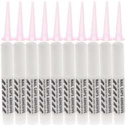 10pcs Pet Dog Cat Nail Covers Claw Paws Caps Gel Protector Adhesive Glue Pet Accessories(with Pointed)