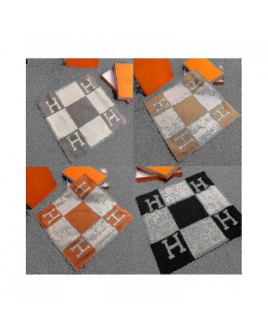 De haute qualité 45x45cm H-letter Laine Cachemire Taies D’oreiller Lits superposés Canapé Avion