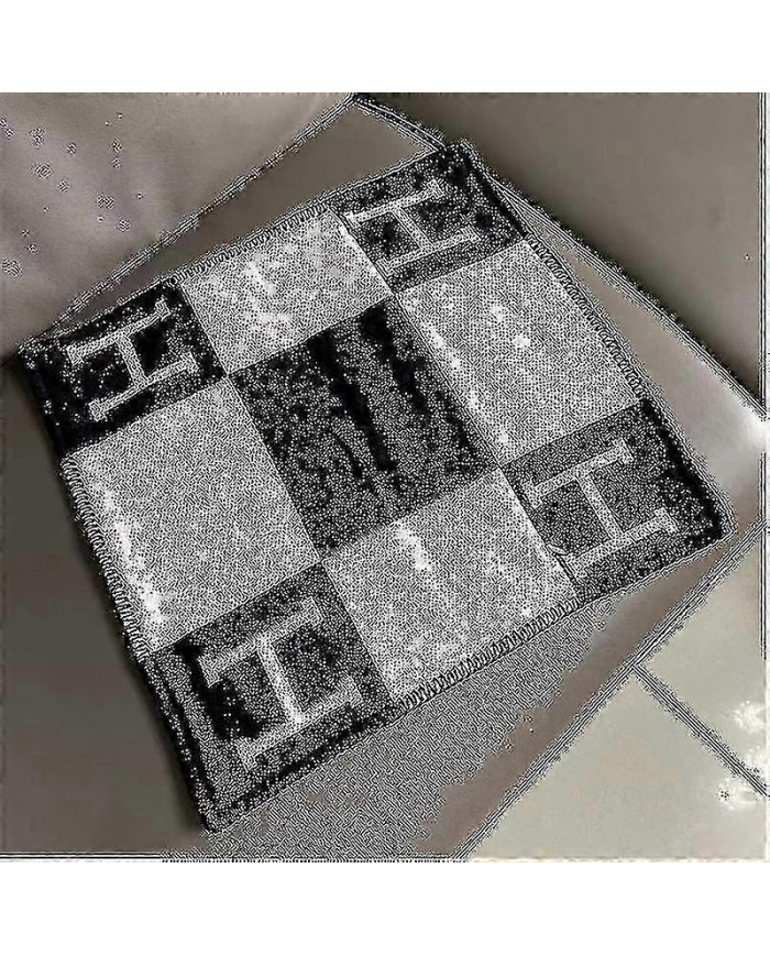 De haute qualité 45x45cm H-letter Laine Cachemire Taies D’oreiller Lits superposés Canapé Avion