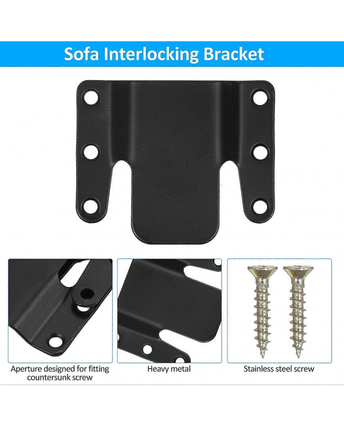 10Pcs Sectional Couch Connectors, Universal Sectional Sofa Interlocking, Easy to Install Couch Clips for [...]