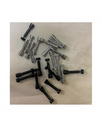 Pour Bose Quietcomfort Qc35 Casque Vis Pivotante Charnière En Métal Noir Ou Argent