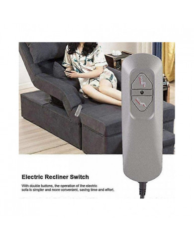 Contrôleur de fauteuil inclinable électrique à double bouton, Télésiège électrique/Contrôleur manuel de canapé, [...]