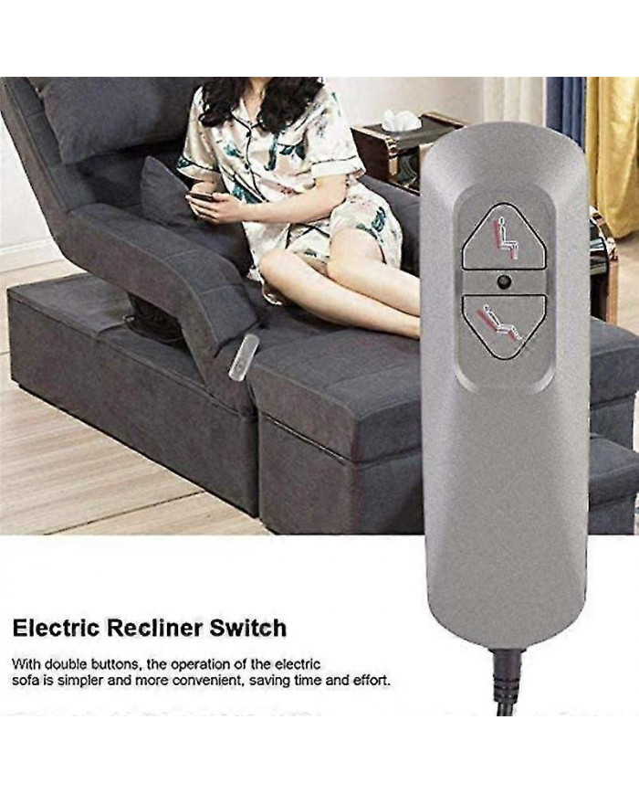 Contrôleur de fauteuil inclinable électrique à double bouton, Télésiège électrique/Contrôleur manuel de canapé, [...]