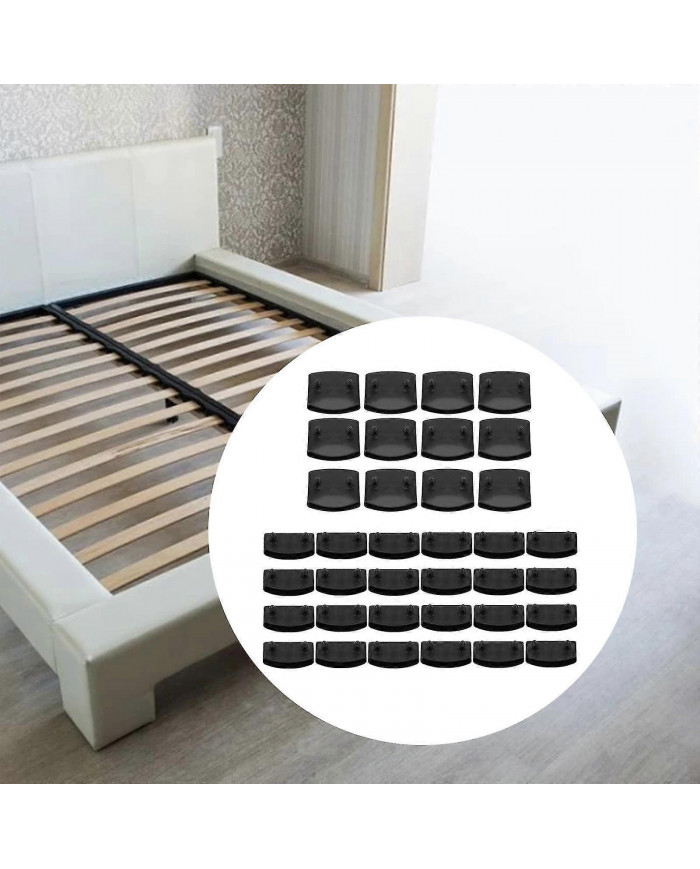 Supports de lattes de lit, embouts pour la fixation du lit Fixation du support de lattes latérales portatives [...]