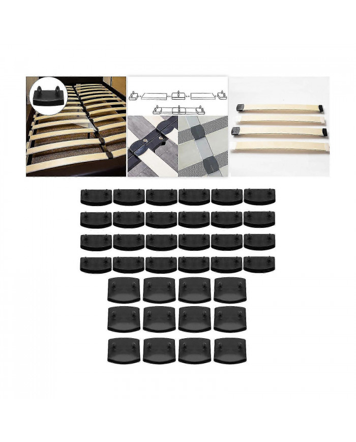 Supports de lattes de lit, embouts pour la fixation du lit Fixation du support de lattes latérales portatives [...]