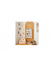 SoBuy bois blanc 4 niveaux enfants rangement mural rayonnage bibliothèque Rack KMB08-K-W