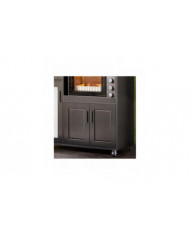 SoBuy Buffet Micro-ondes Armoire-Blanc,FSB78-SCH