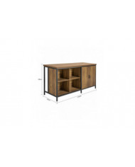 SoBuy Kitchen Island Armoire de cuisine autoportante Highborad Dresser Cabinet Buffet Bar Table, KNL01-F