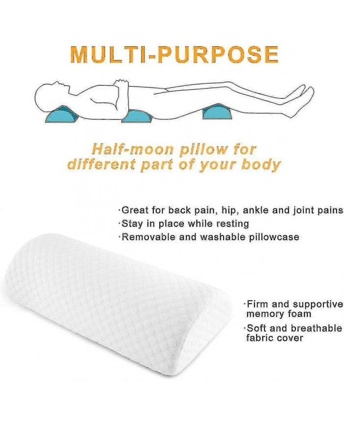 Oreiller orthopédique pour le genou pour la douleur sciatique, coussins de soulagement de la douleur pour le bas [...]