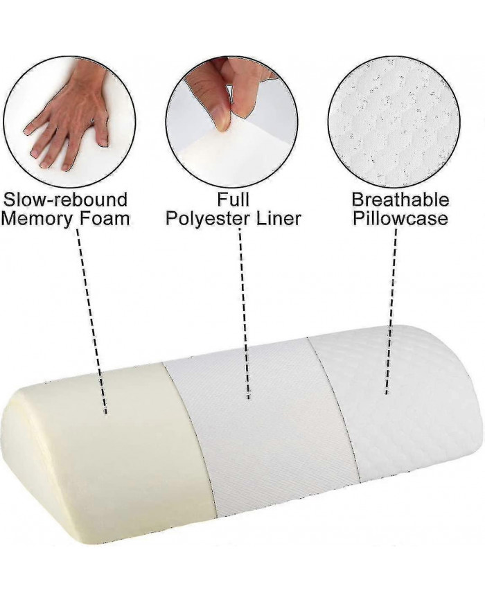 Oreiller orthopédique pour le genou pour la douleur sciatique, coussins de soulagement de la douleur pour le bas [...]