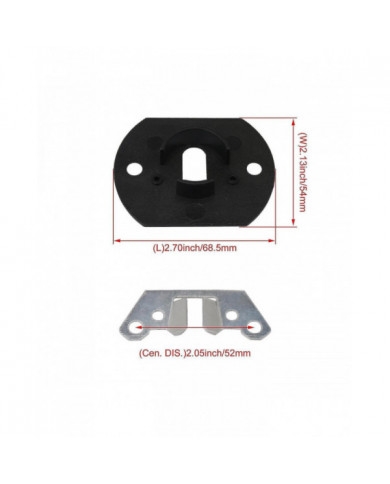 Pour 2pcs Sectional Canapé Interlocking Canapé Connecteur Support Pièce Pin Style WS4689