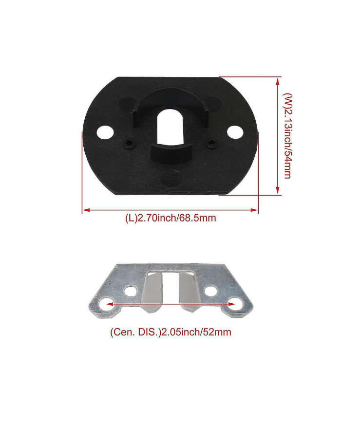 Pour 2pcs Sectional Canapé Interlocking Canapé Connecteur Support Pièce Pin Style WS4689