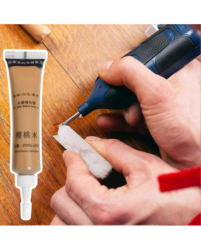 25g Peinture Bois Réparation Pâte Trous Restauration Pâte De Finition Pour Armoires Bureaux