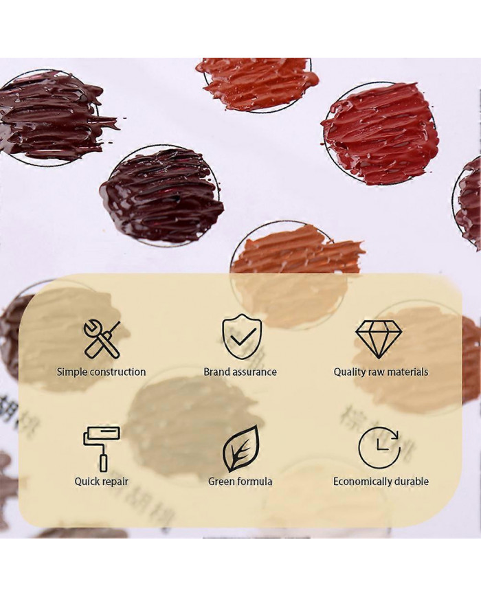 25g Peinture Bois Réparation Pâte Trous Restauration Pâte De Finition Pour Armoires Bureaux