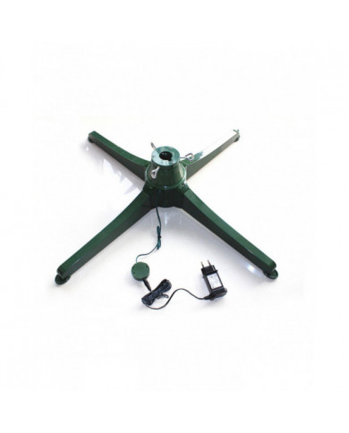 Base d’arbre de Noël rotative détachable Support d’arbre de Noël électrique Robuste Support d’arbre facile