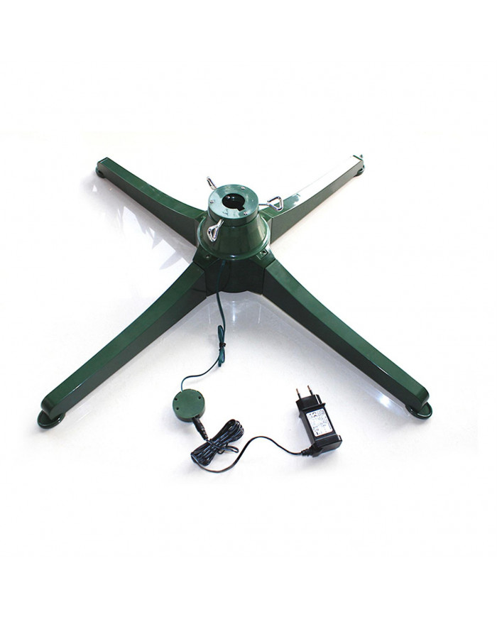 Base d’arbre de Noël rotative détachable Support d’arbre de Noël électrique Robuste Support d’arbre facile